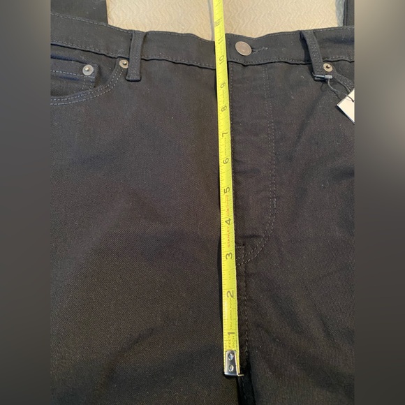 🆕 Banana Republic high rise skinny 32/14 black denim NWT gorgeous! 👀 jeans - Picture 10 of 12